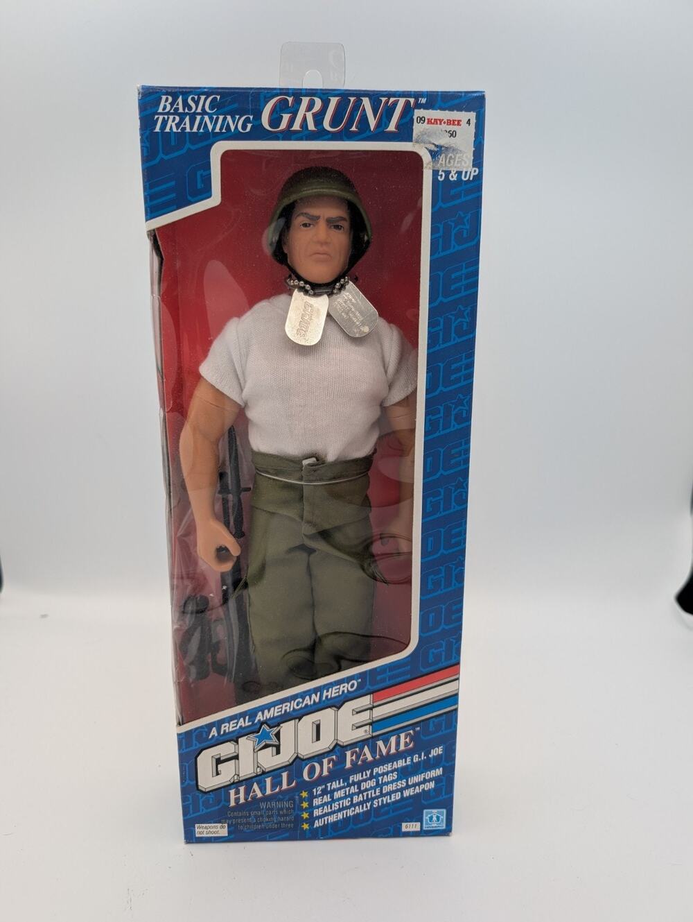 GI Joe 1992 Hasbro Hall Of Fame Basic Training Grunt 12 Inch - In Box NIB